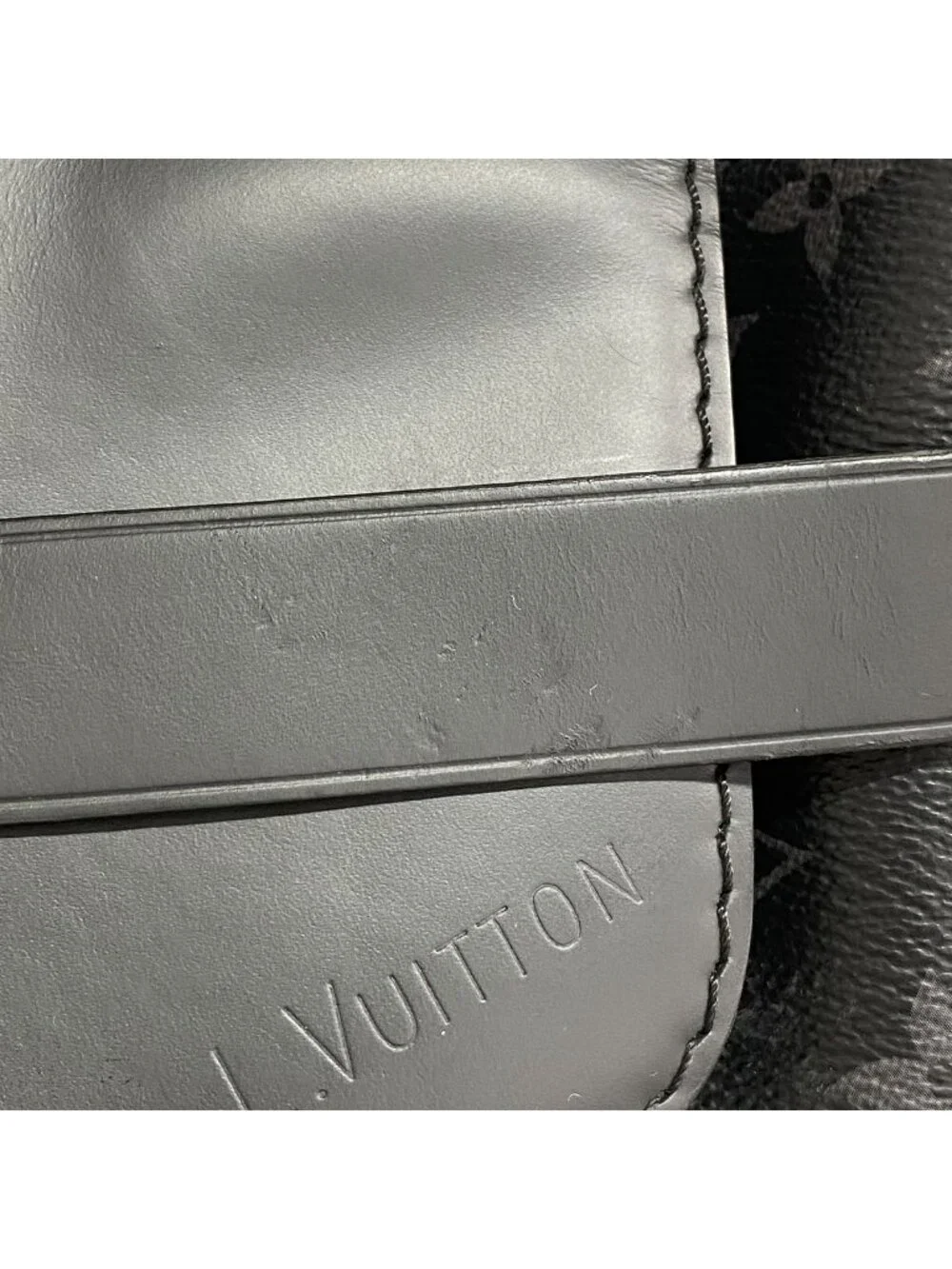 Louis Vuitton Backpack Monogram Eclipse Steamer Black
